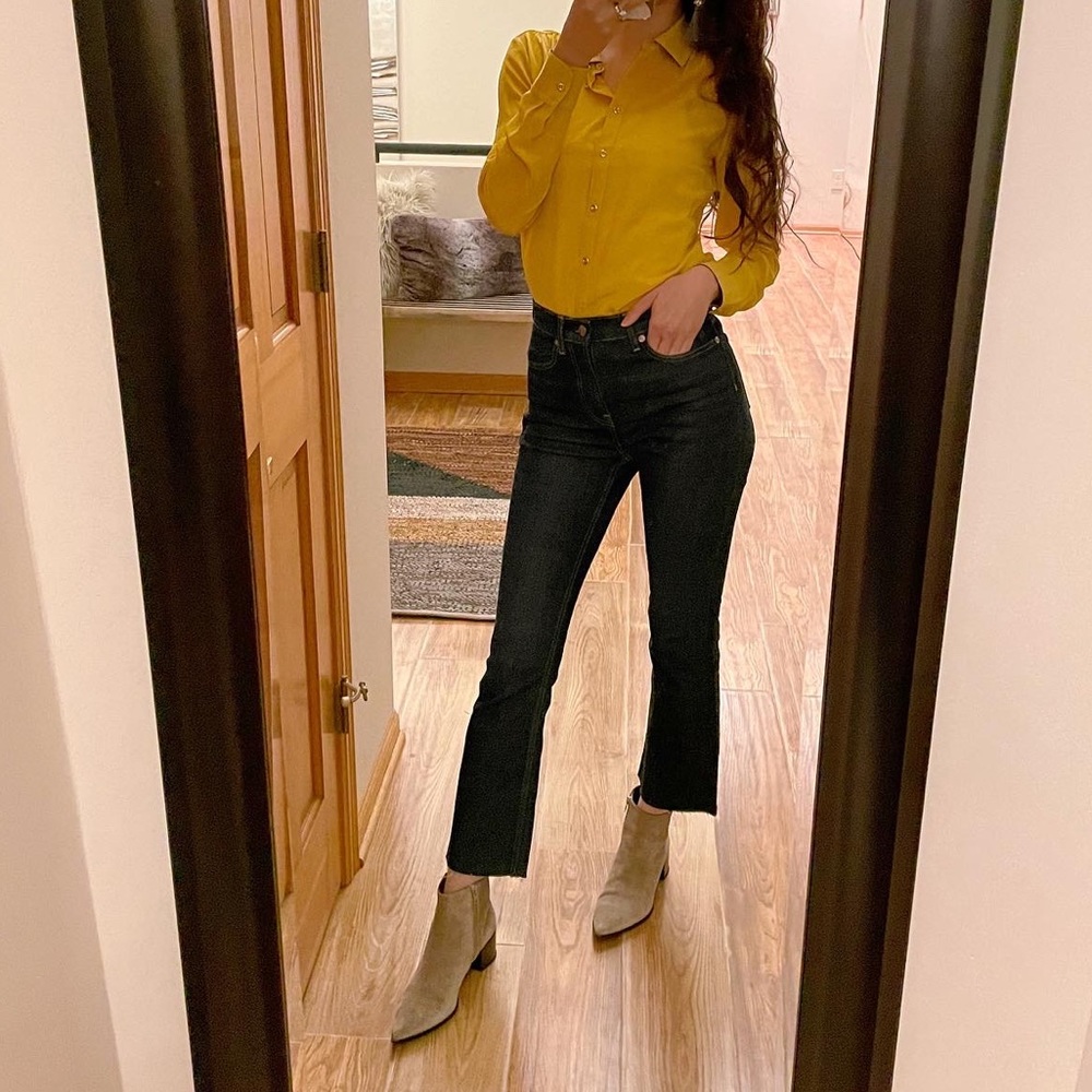 🆕 Everlane High rise kick crop size 25 NWT